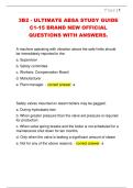 3B2 - ULTIMATE ABSA STUDY GUIDE  C1-15 BRAND NEW OFFICIAL  QUESTIONS WITH ANSWERS&period; 