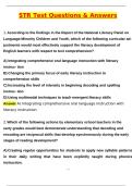 STR Test &lpar;Latest 2025 &sol; 2026 Update&rpar; Questions and Verified Answers &vert; 100&percnt; Correct &vert; Grade A&plus;