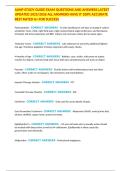 AANP STUDY GUIDE EXAM QUESTIONS AND ANSWERS LATEST UPDATED 2025&sol;2026 ALL ANSWERS HAVE IT 100&percnt; ACCURATE BEST RATED A&plus; FOR SUCCESS
