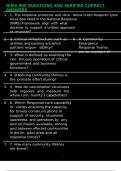 NIMS 800 QUESTIONS AND VERIFIED CORRECT ANSWERS