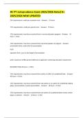 DC PT Jurisprudence Exam 2025&sol;2026 Rated A&plus; 2025&sol;2026 NEW UPDATED 