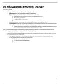 Volledige samenvatting bedrijfspsychologie &lpar;16&sol;20 mee gehaald&rpar;