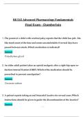 NR 565 Advanced Pharmacology Fundamentals Final Exam - Chamberlain 2025&sol;2026 Latest Questions & Answers 100&percnt; Accurate Solutions For Guaranteed Success &vert; Expert-Verified&comma; Graded A&plus;