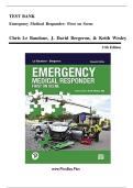 Prehospital Emergency Care&comma; 11e &lpar;Mistovich et al&period;&rpar; Test bank > complete questions&sol;answers &lpar;well elaborated&rpar;