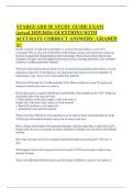 STARGUARD 5E STUDY GUIDE EXAM &lpar;actual 2025&sol;2026&rpar; QUESTIONS WITH ACCURATE CORRECT ANSWERS &vert; GRADED A