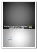 NUR 206 - HESI REVIEW QUESTIONS WITH CORRECT ANSWERS 2025