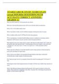 STARGUARD 5E STUDY GUIDE EXAM &lpar;actual 2025&sol;2026&rpar; QUESTIONS WITH ACCURATE CORRECT ANSWERS &vert; GRADED A&plus;