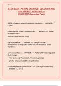 Bio 211 Exam 1 Study Guide&colon; Actual Test Questions & Verified Answers &lpar;A&plus; Guaranteed&rpar;