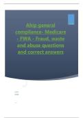 Ahip general compliance- Medicare - FWA - Fruad&comma; waste and abuse questions and correct answers