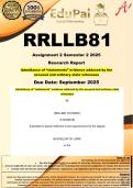 RRLLB81 Assignment 3 PORTFOLO &lpar;COMPLETE ANSWERS&rpar; Semester 2 2025 - DUE October 2025 - Admittance of &OpenCurlyDoubleQuote;statements&rdquo; evidence adduced by the accused and ordinary state witnesses 