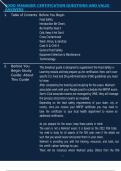 FOOD MANAGER CERTIFICATION QUESTIONS AND VALID ANSWERS