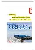 Marketing Management, 4th Edition TEST BANK By Mark Johnston Greg Marshall, Verified Chapter's 1 - 14, Complete Newest Version