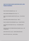 NAVY 3M STUDY GUIDE QUESTIONS WITH 100&percnt; PASSED ANSWERS&excl;&excl;