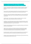 Auditing & Assurance Services&colon; A Systematic Approach Study Questions with Correct Answers
