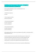 Auditing and Assurance Services - Chapter 6 Practice Questions Graded A&plus;