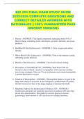 BIO 253 FINAL EXAM STUDY GUIDE  2025&sol;2026 COMPLETE QUESTIONS AND  CORRECT DETAILED ANSWERS WITH  RATIONALES &vert;&vert; 100&percnt; GUARANTEED PASS  <RECENT VERSION> 