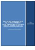DECA ENTREPRENEURSHIP TEST &num;21-40 &lpar;SEPTEMBER 2025 UPDATED&rpar; QUESTIONS WITH 100&percnt; CORRECT ANSWERS 2025&sol;2026