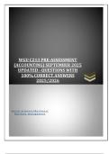 WGU C213 PRE-ASSESSMENT &lpar;ACCOUNTING&rpar; SEPTEMBER 2025 UPDATED - QUESTIONS WITH 100&percnt; CORRECT ANSWERS 2025&sol;2026