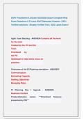 SAFe Practitioner 6&period;0 Exam 2025&sol;2026 Actual Complete Real  Exam Questions & Correct Well Elaborated Answers &vert;100&percnt;  Verified solutions &vert; Already Verified Test &vert; 2025 Latest Exam&excl;&excl;  