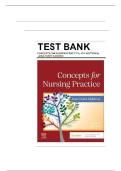 Test Bank for Concepts for Nursing Practice 4th Edition by Jean Foret Giddens All Chapters 1-57 LATEST