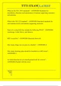 TTT1 EXAM QUESTIONS AND ANSWERS 2025