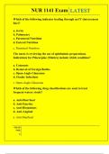 NUR 1141 Exam QUESTIONS AND ANSWERS 2025