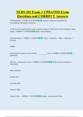 NURS 201 Exam 1 UPDATED Exam  Questions and CORRECT Answers