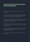 BCIT STUDY BCWWA 2025 LATEST QUESTIONS WITH ACTUAL SOLUTIONS&excl;&excl;