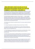 THE ODYSSEY TEST EXAM &lpar;ACTUAL 2025&sol;2026&rpar; QUESTIONS WITH ACCURATE CORRECT ANSWERS &vert; GRADED A&plus;