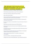 THE ODYSSEY TEST EXAM &lpar;ACTUAL 2025&sol;2026&rpar; QUESTIONS AND ACCURATE CORRECT ANSWERS &vert; GRADED A&plus;