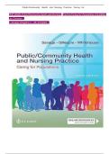 TEST BANK For Public &sol; Community Health and Nursing Practice&colon; Caring for Populations&comma; 3rd Edition&comma; Christine L&period; Savage&comma; Verified Chapters 1 - 22&comma; Complete Newest Version