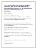TNCC Practice EXAM QUESTIONS AND ANSWERS GRADED A&plus; ASSURED SUCCESS NEW UPDATE 2025&sol;2026 &lpar;MULTIPLE CHOICES&rpar; WITH RATIONALES&period;