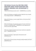 NIC Esthetics Practice Test 2025 REAL EXAM QUESTIONS &vert;MOST TESTED QUESTIONS AND CORRECT ANSWERS &vert;100&percnt; ACCURATE&vert;GET IT RIGHT&excl;&excl;