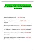 QAL CATEGORY M TEST UPDATED ACTUAL Exam with  QUESTIONS AND CORRECT VERIFIED ANSWERS NEWEST  2025 100&percnt; PASS&excl;