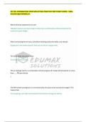NC CDL COMBINATION VEHICLES ACTUAL PRACTICE TEST STUDY GUIDE &ndash; WELL SOLVED Q&A GRADED A&plus;