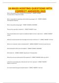 2A MASS HOISTING QUESTIONS WITH CORRECT ANSWERS 2025