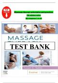 Test Bank - Massage Therapy-Principles and Practice&comma; 7th Edition &lpar;Salvo&comma; 2023&rpar;&comma; Chapter 1-30 &vert; All Chapters