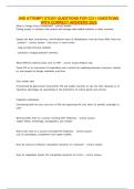2ND ATTEMPT STUDY QUESTIONS FOR C211 QUESTIONS WITH CORRECT ANSWERS 2025