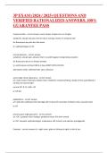 3P EXAM &lpar;2024 &sol; 2025&rpar; QUESTIONS AND VERIFIED RATIONALIZED ANSWERS&comma; 100&percnt; GUARANTEE PASS