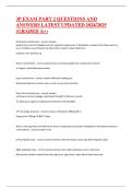 3P EXAM PART 2 QUESTIONS AND ANSWERS LATEST UPDATED 2024&sol;2025 &lpar;GRADED A&plus;&rpar;
