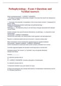 Pathophysiology 