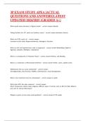 3P EXAM STUDY APEA &vert;ACTUAL QUESTIONS AND ANSWERS&vert; LATEST UPDATED 2024&sol;2025 &lpar;GRADED A&plus;&rpar;