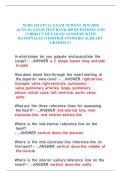 NURS 142 FINAL EXAM NEWEST 2025-2026 ACTUAL EXAM TEST BANK 200 QUESTIONS AND CORRECT DETAILED ANSWERS WITH RATIONALES &lpar;VERIFIED ANSWERS&rpar; ALREADY GRADED A&plus; 
