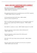 4A0X1 CDC EOC QUESTIONS WITH CORRECT ANSWERS 2025