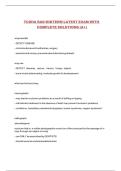 TCDHA RAD MIDTERM LATEST EXAM WITH COMPLETE SOLUTIONS &lpar;A&plus;&rpar;