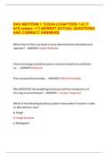 RAD MIDTERM 1 TCDHA &lpar;CHAPTERS 1-8&comma;17 &19 &lpar;weeks 1-7&rpar; NEWEST ACTUAL QUESTIONS AND CORRECT ANSWERS 