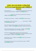 COUC 521 LUO QUIZ 1 UPDATED   ACTUAL Exam Questions and CORRECT  Answers