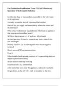 Gas Technician Certification Exam &lpar;TSSA G3 Reviewer&rpar; Questions With Complete Solutions