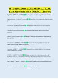 ISYE-6501 Exam 1 UPDATED  ACTUAL   Exam Questions and CORRECT Answers 