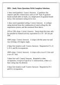 PPD - Study Notes Questions With Complete Solutions